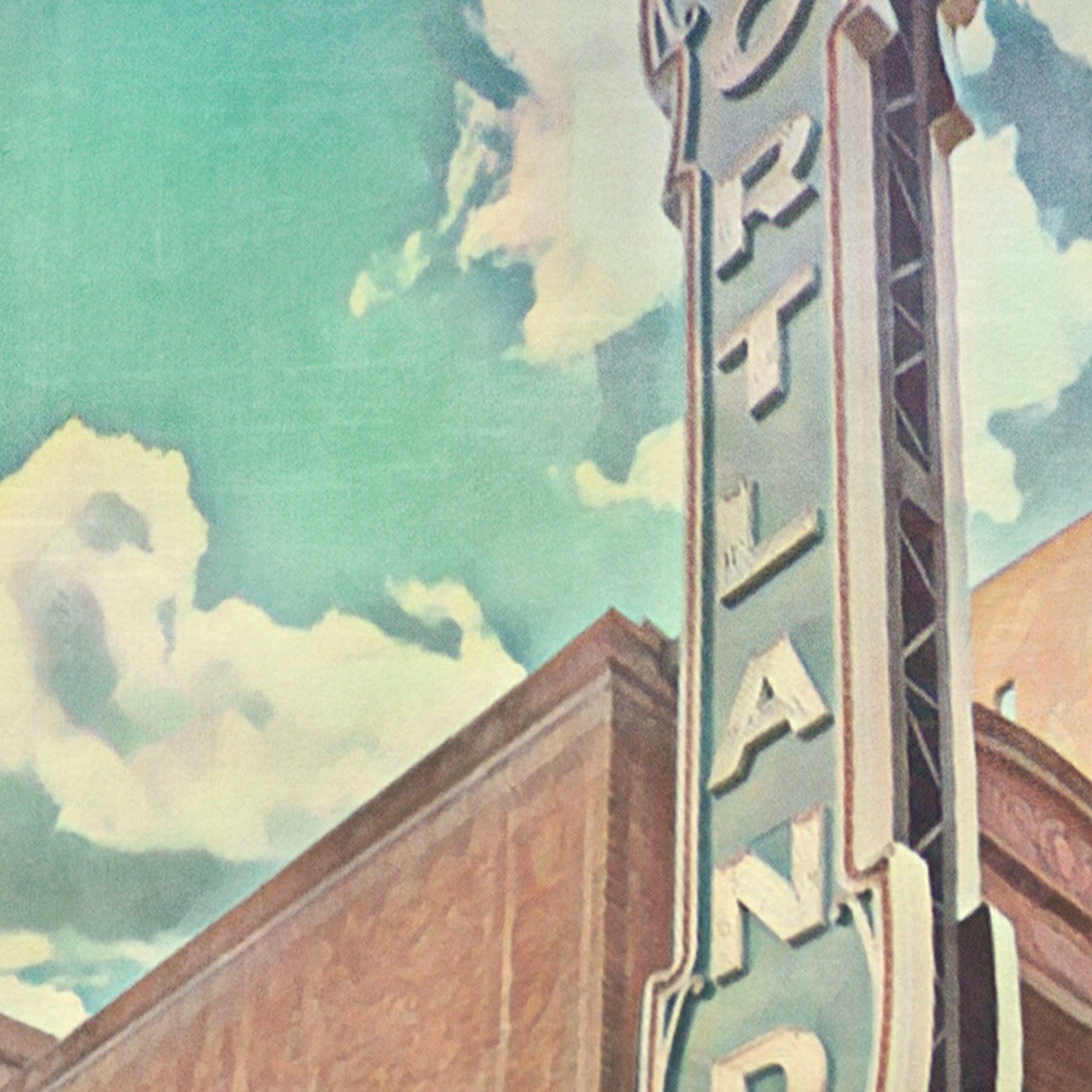 Portland Poster Concert By Alecse Limited Edition Usa Travel Poster Portland Gallery Wall Print Of Oregon Portland Decoration Gift - Image 4