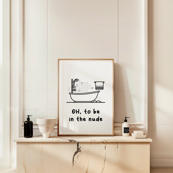 Funny Bathroom Art Posterboho Minimalist Prints Modern Art Bohominimalistdecor Bathroom Art File