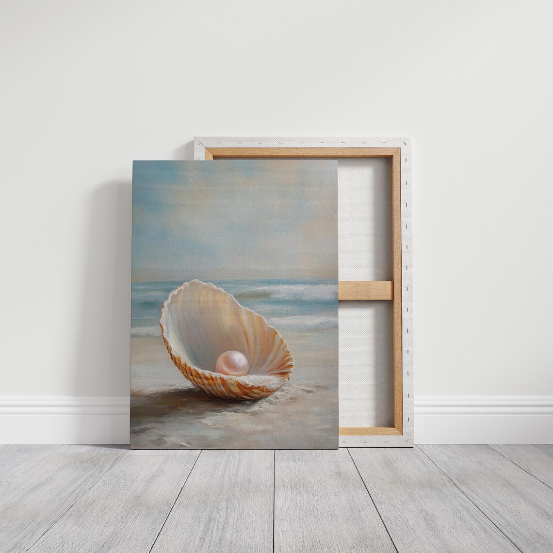 Seashell With Luminous Pearl On A Serene Beach Capturing The Essence Of Coastal Elegance And Oceanic Beauty - Image 4