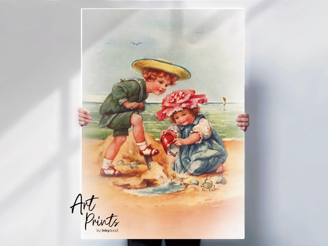 Seaside Coastal Beach Home Decor Art Print