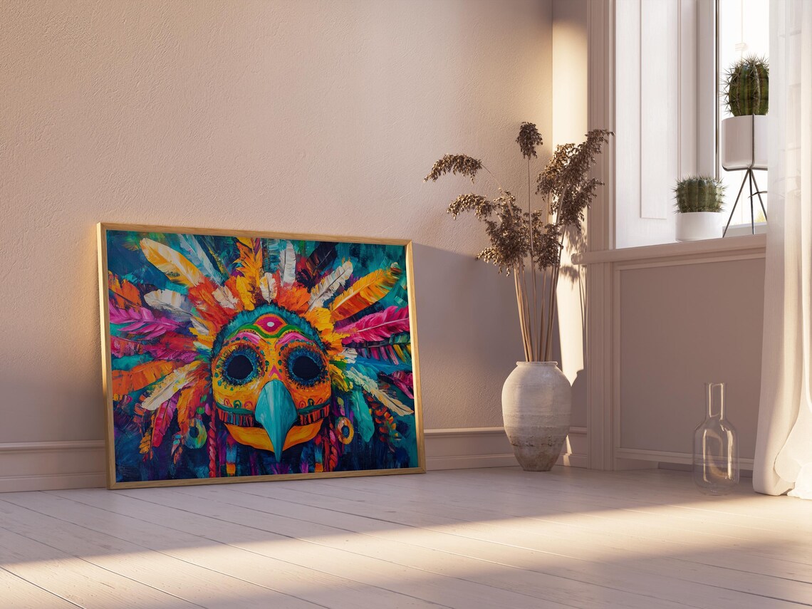 Mexican Wall Art Print, Home Decor Gift For Her - Image 2