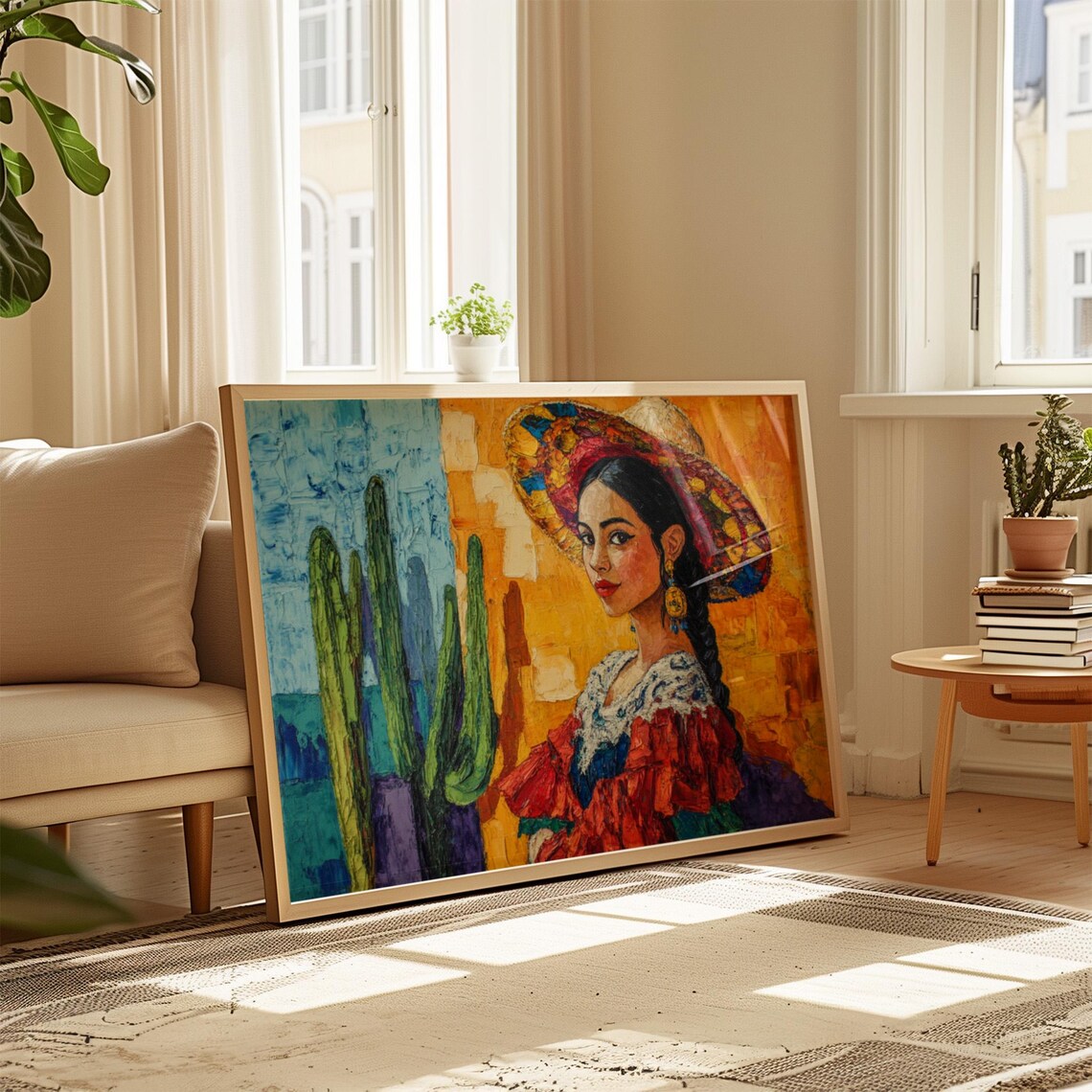 Mexican Art Print, Gift For Her Home Decor - Image 4