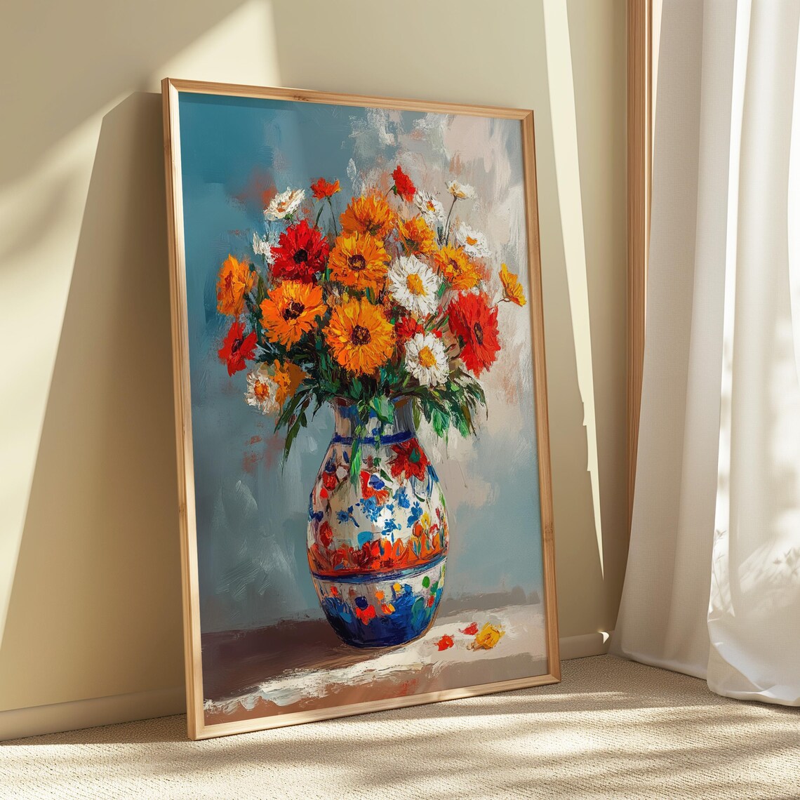Floral Mexican Art Print, Trendy Valentine Gift - Image 5