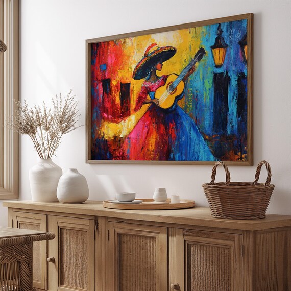 Mexican Wall Art, Gift For Her