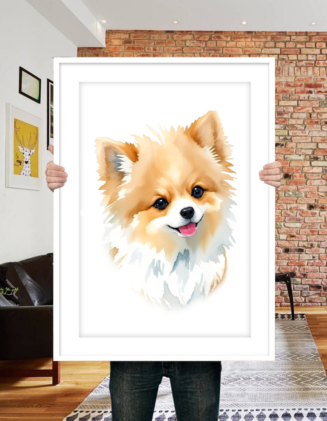 Custom Dog Portrait, Pet Memorial Gift - Image 3