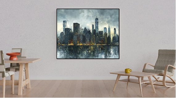 New York Skyline Wall Art