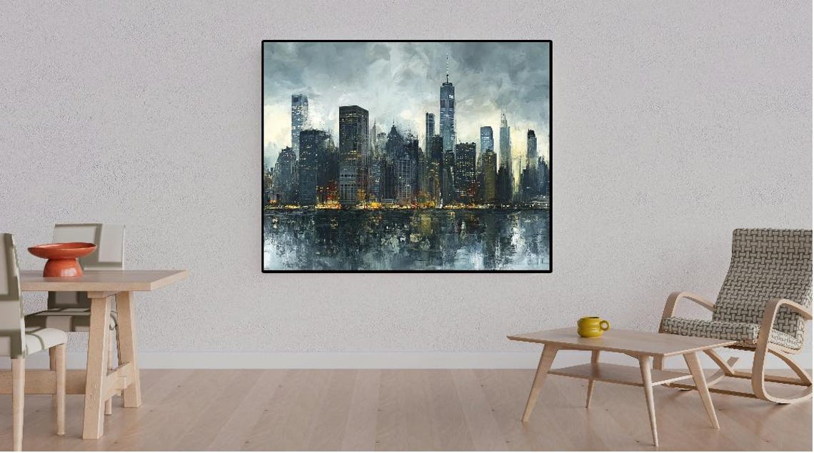 New York Skyline Wall Art
