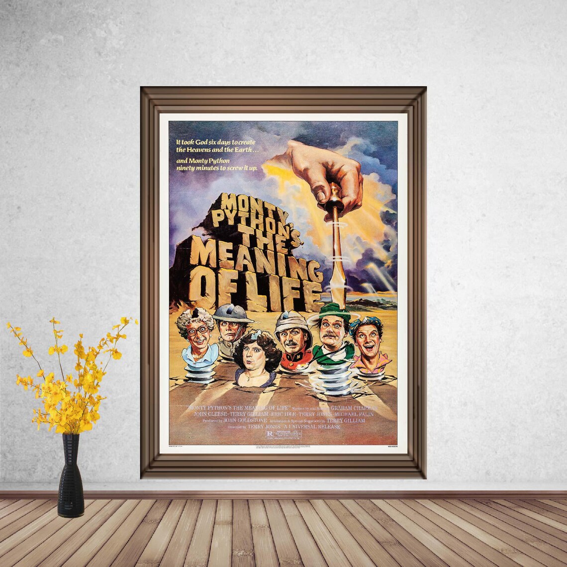 Monty Python's The Meaning of Life 1983 Classic Comedy Movie Poster