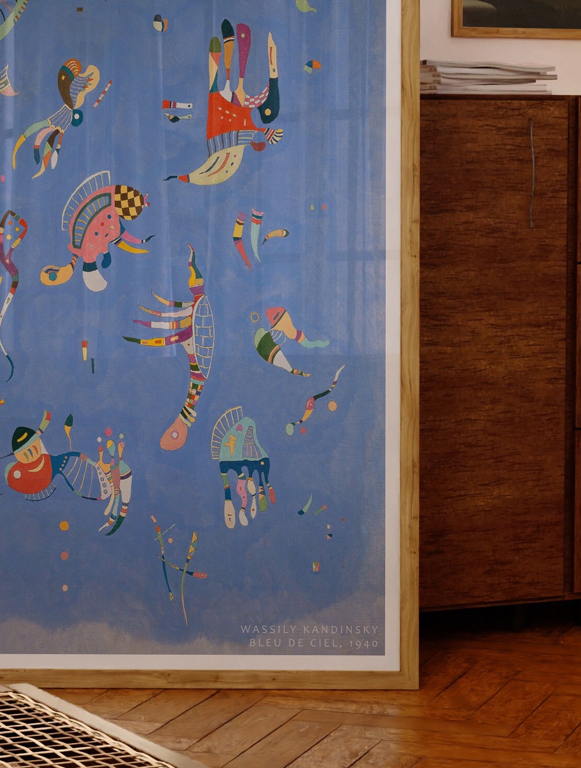 Wassily Kandinsky Bleu De Ciel 1940 Sky Blue Creatures Poster - Image 3