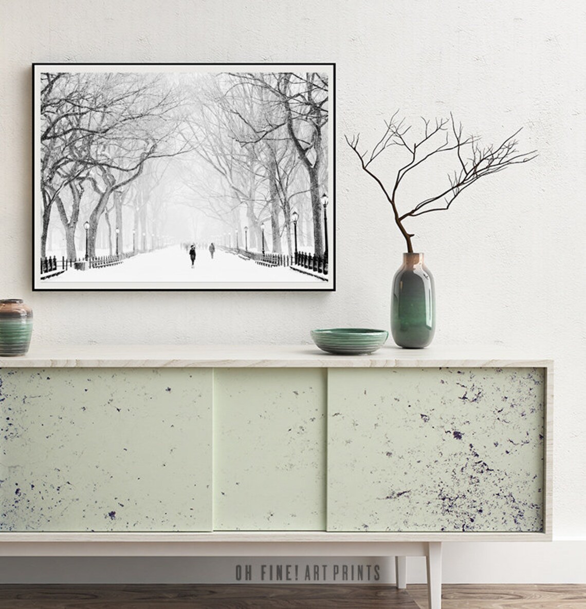 Central Park New York City Winter Art Print - Image 2