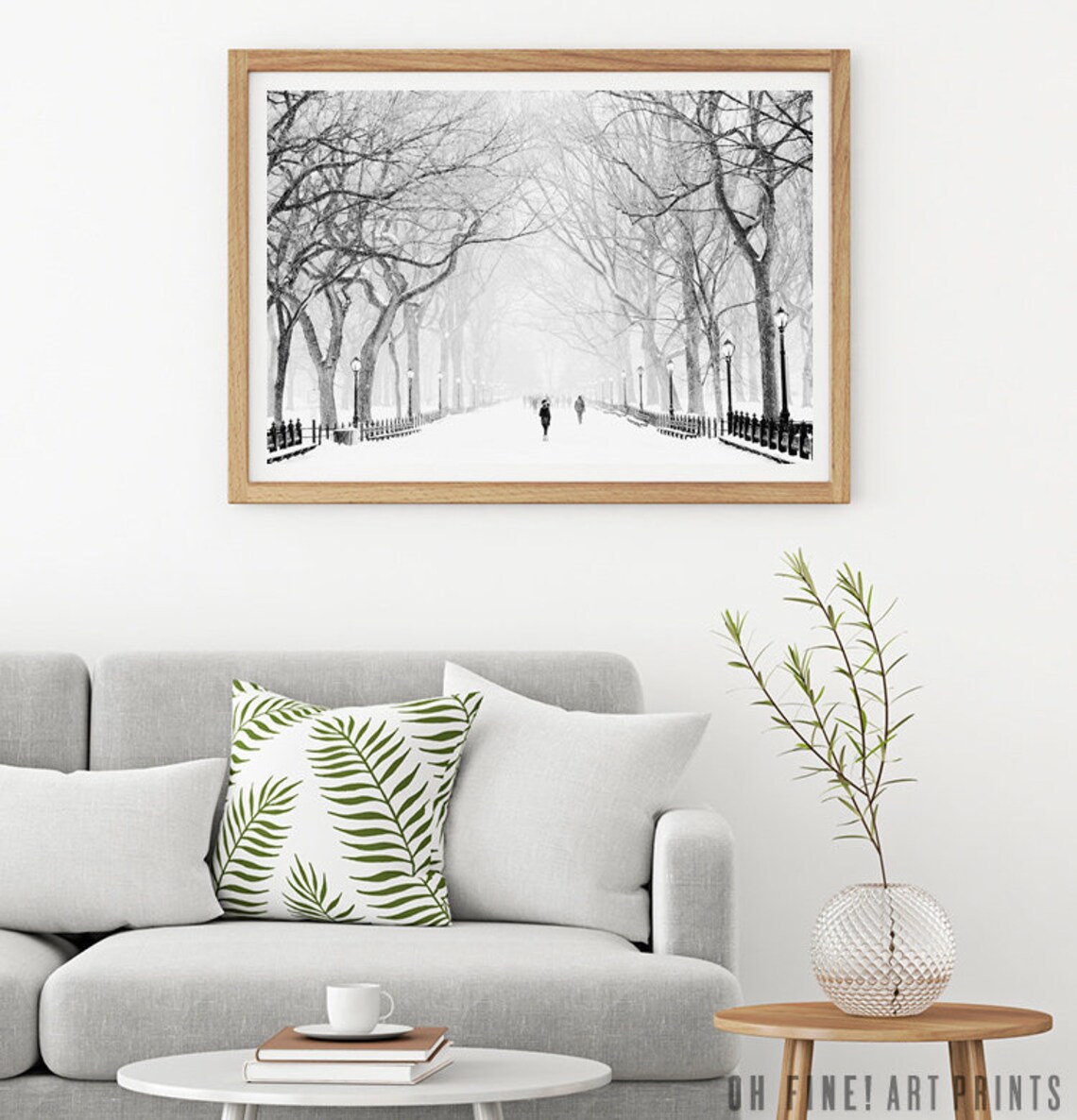 Central Park New York City Winter Art Print - Image 3