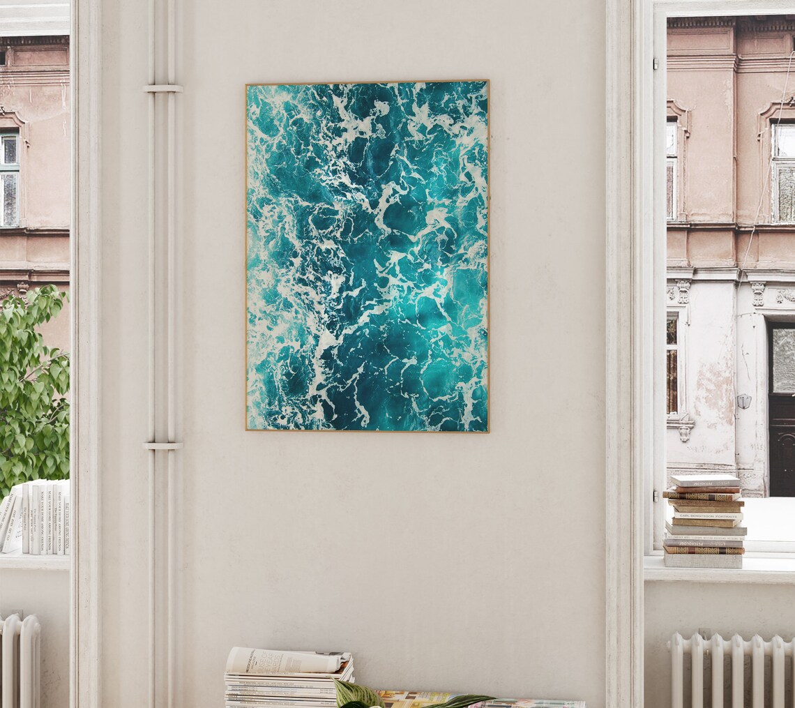 Ocean Wall Art Prints, Modern Coastal Decor - Image 2