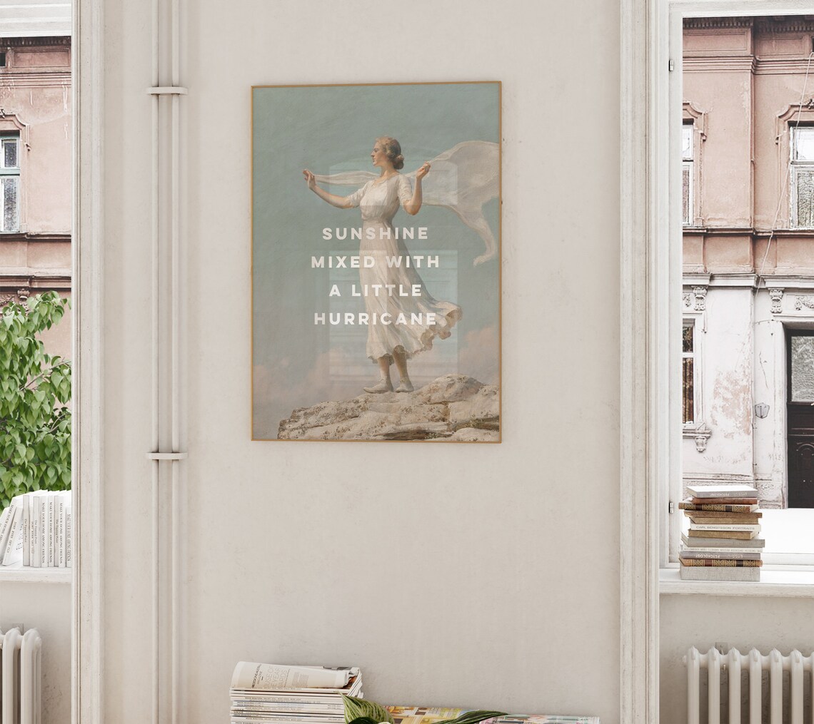 Feminist Eclectic Funny Inspirational Quote Art Print - Image 2