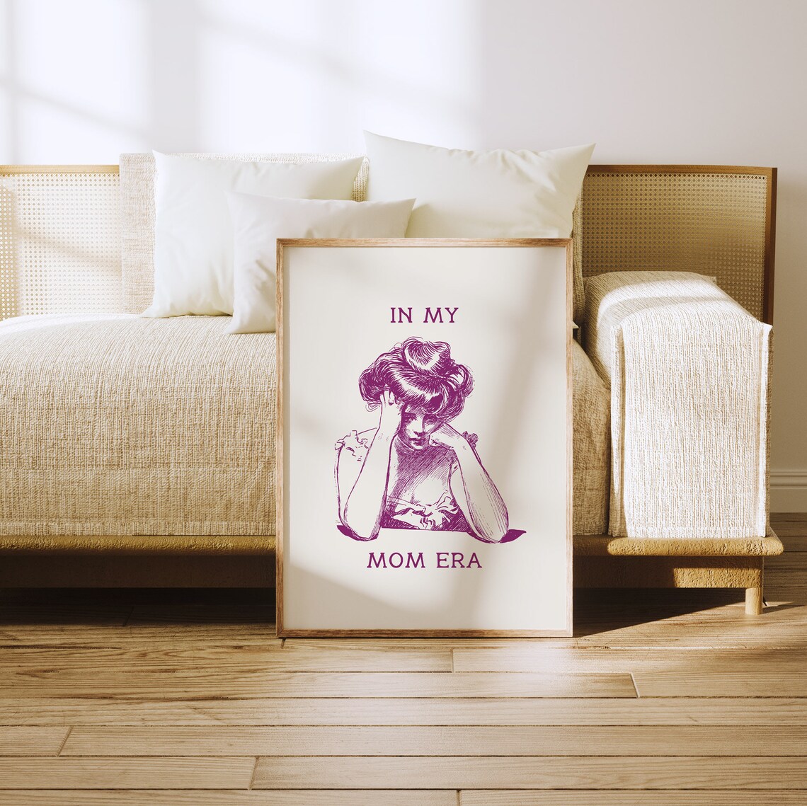 In My Mom Era Wall Art Funny Mothers Day Gift New Mom Poster Print A08 - Image 2
