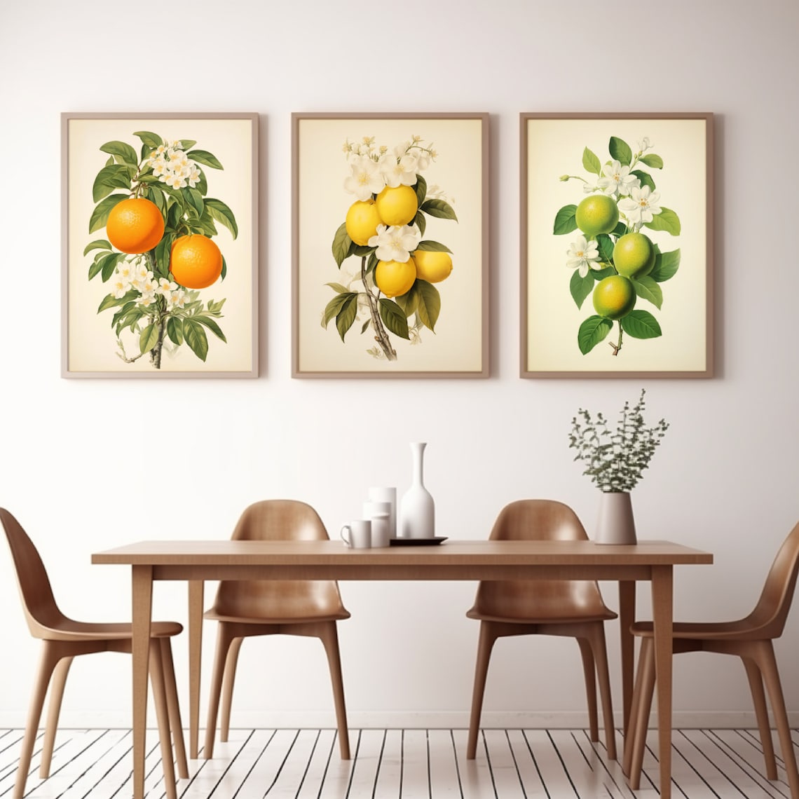 Vintage Citrus Print Set, Botanical Poster Print - Image 5