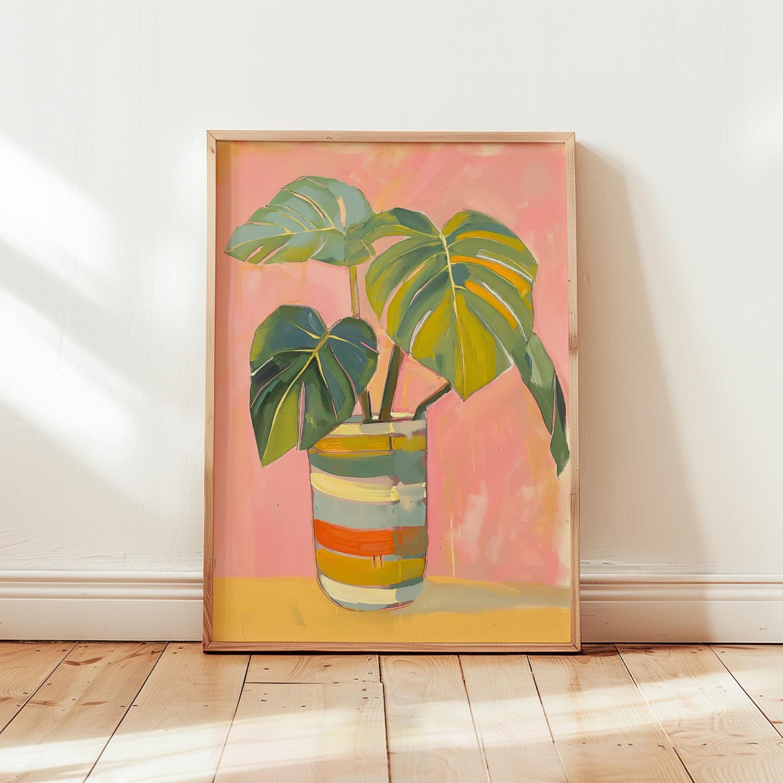 House Plants Botanical Wall Art Prints With Boho Room Decor Plant Lover Gift Apartment Above Bed