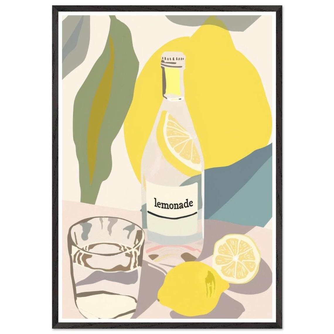 Lemonade Wall Art Print Lemon Poster Kitchen Art Print Decor Beverage Art Drink Print Matte Poster Or Pop Art By - Image 3