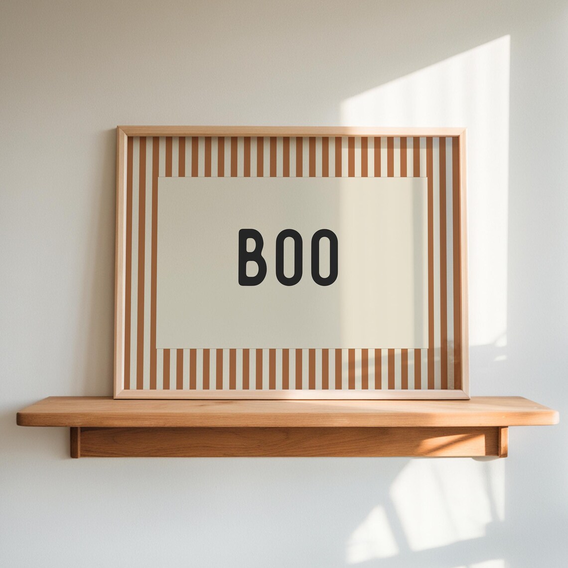 Halloween Boo Print, Spooky Season Fall Decor