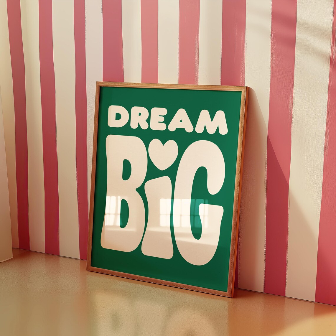 Dream Big Kids Quote Print, Nursery Room Decor