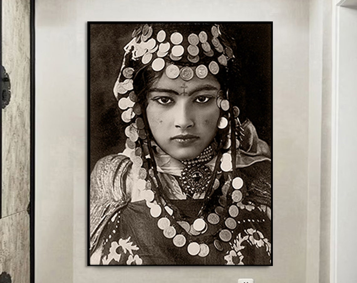Berber Woman Portrait Art Print
