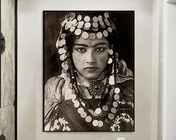 Berber Woman Portrait Art Print