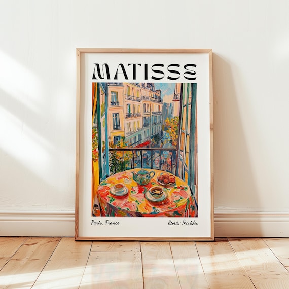 Henri Matisse French Cafe Modern Art Print