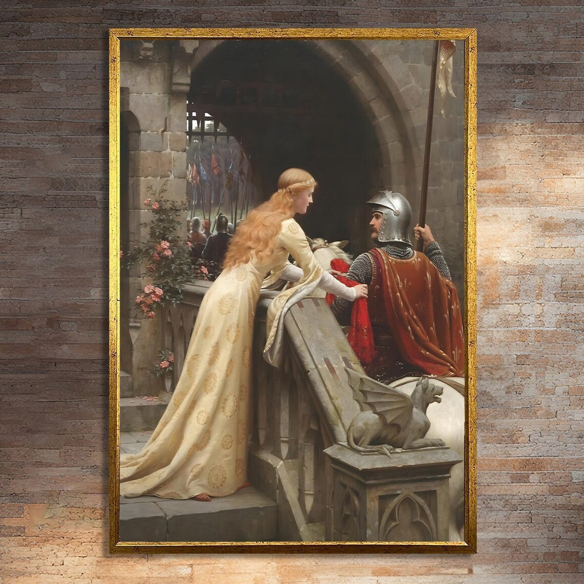 God Speed by Edmund Blair Leighton, Romantic Medieval Scene