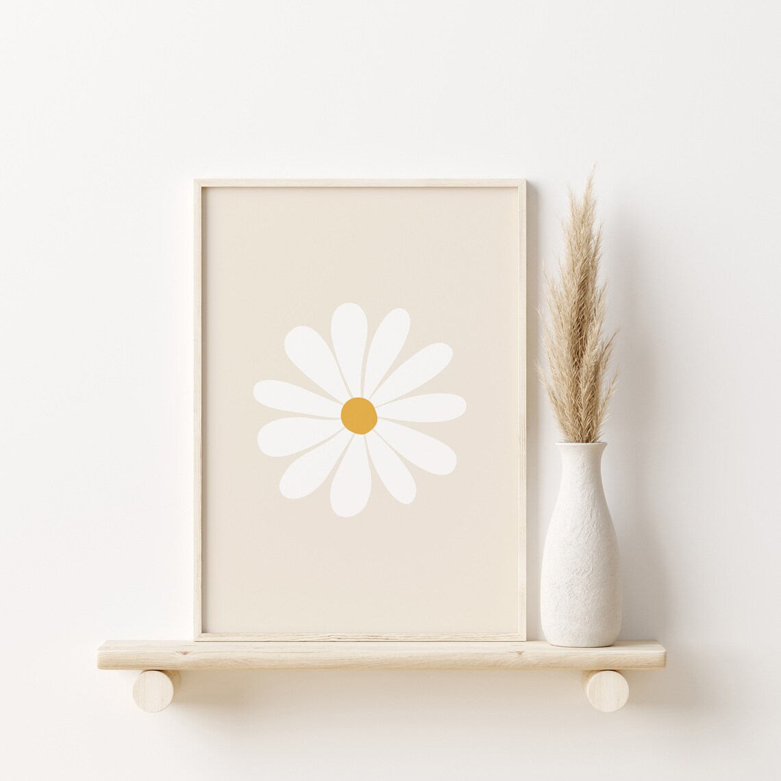 Daisy Wall Art, Boho Floral Nursery Art Print - Image 2