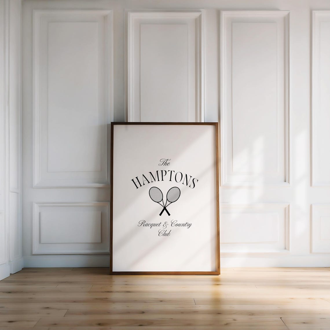 Tennis Club Print Racquet Club Poster Hamptons Prints Country Club Aesthetic Coastal Wall Art Vintage Sports Print Wall Art - Image 3