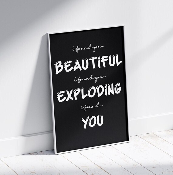 Fred Again Lyric Poster, House Music Quote