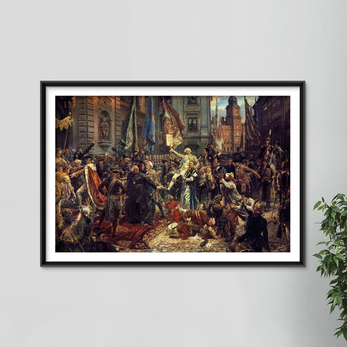 Jan Matejko Constitution Of May 3 1791 Polish Historic Painting Poster