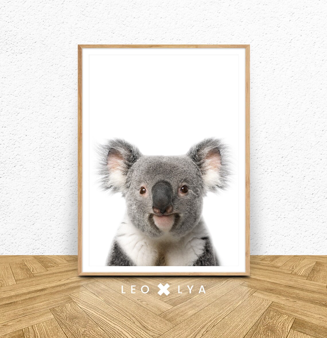 Koala Print for Nursery Decor, Australian Animal Art Print