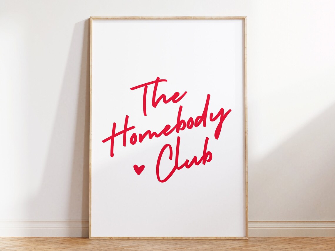 The Homebody Club Neutral Living Room Art Print - Image 3
