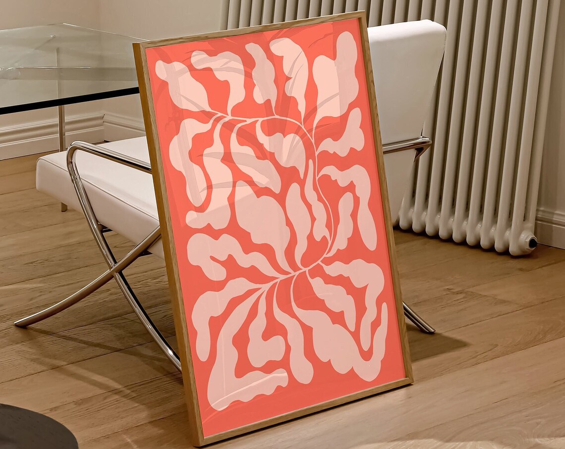 Matisse Leaf Botanical Abstract Art Print