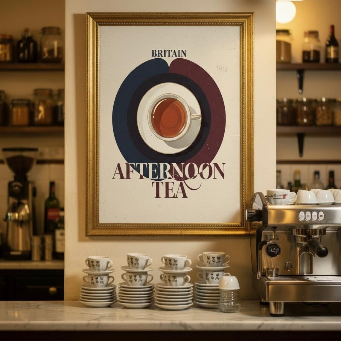 Afternoon Tea, British Kitchen Cafe Decor