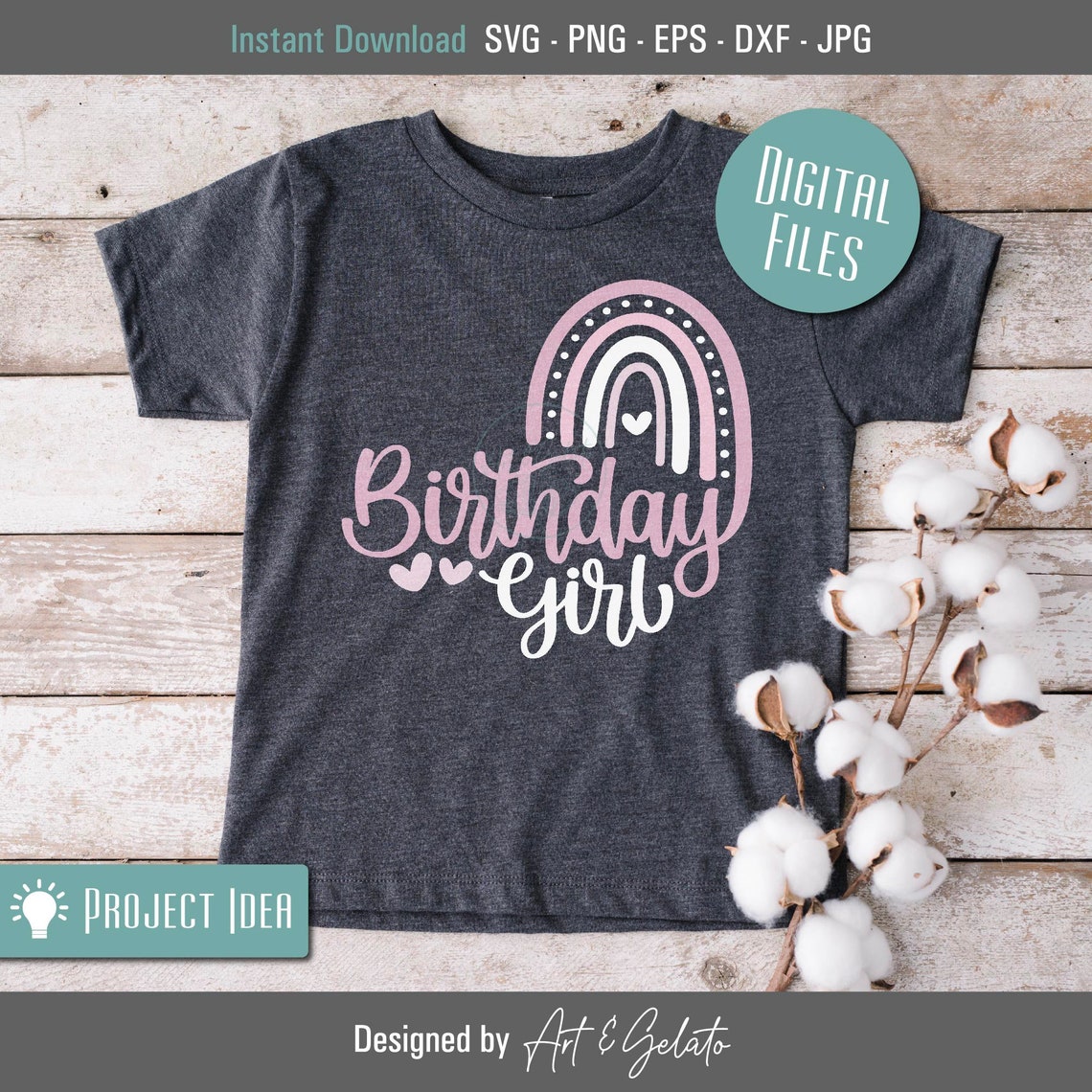 Birthday Girl Rainbow Svg Birthday Svg Girly Birthday Shirt Happy Birthday Svg Girl Birthday Party Rainbow Birthday Svg My Birthday - Image 2