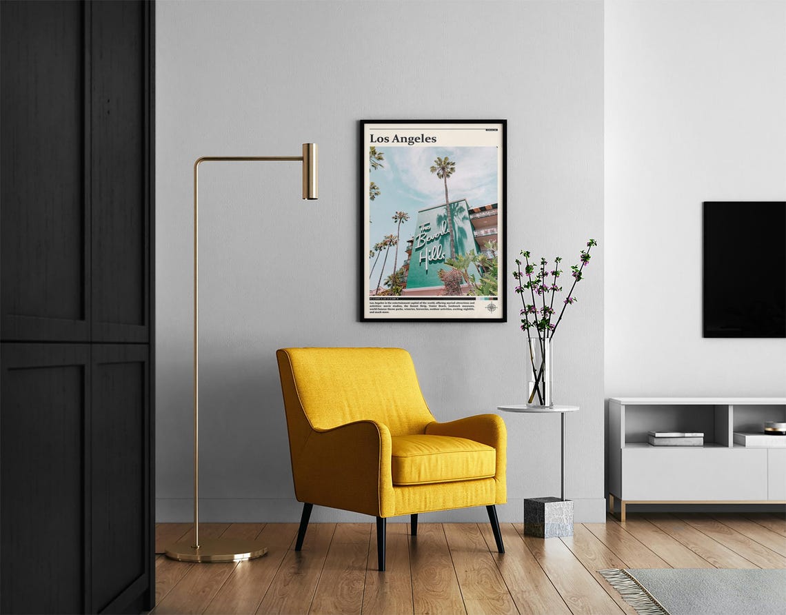 Travel Photography Los Angeles Print Los Angeles Wall Art Los Angeles Poster Los Angeles Photo Los Angeles California Wall Decor - Image 2