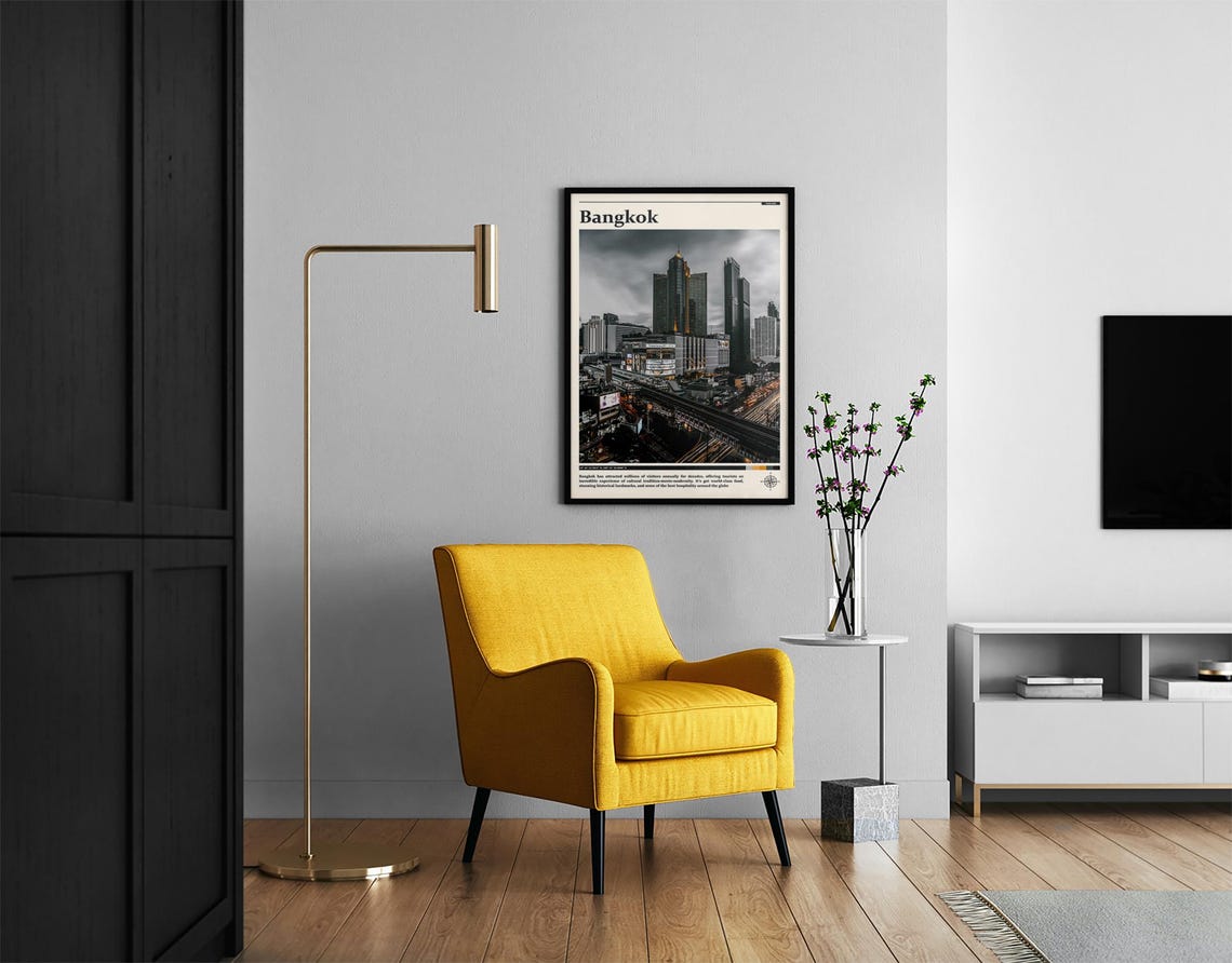 Bangkok Print Bangkok Wall Art Bangkok Poster Bangkok Photo Bangkok Poster Print Bangkok Decor Thailand Travel Wall Art - Image 3
