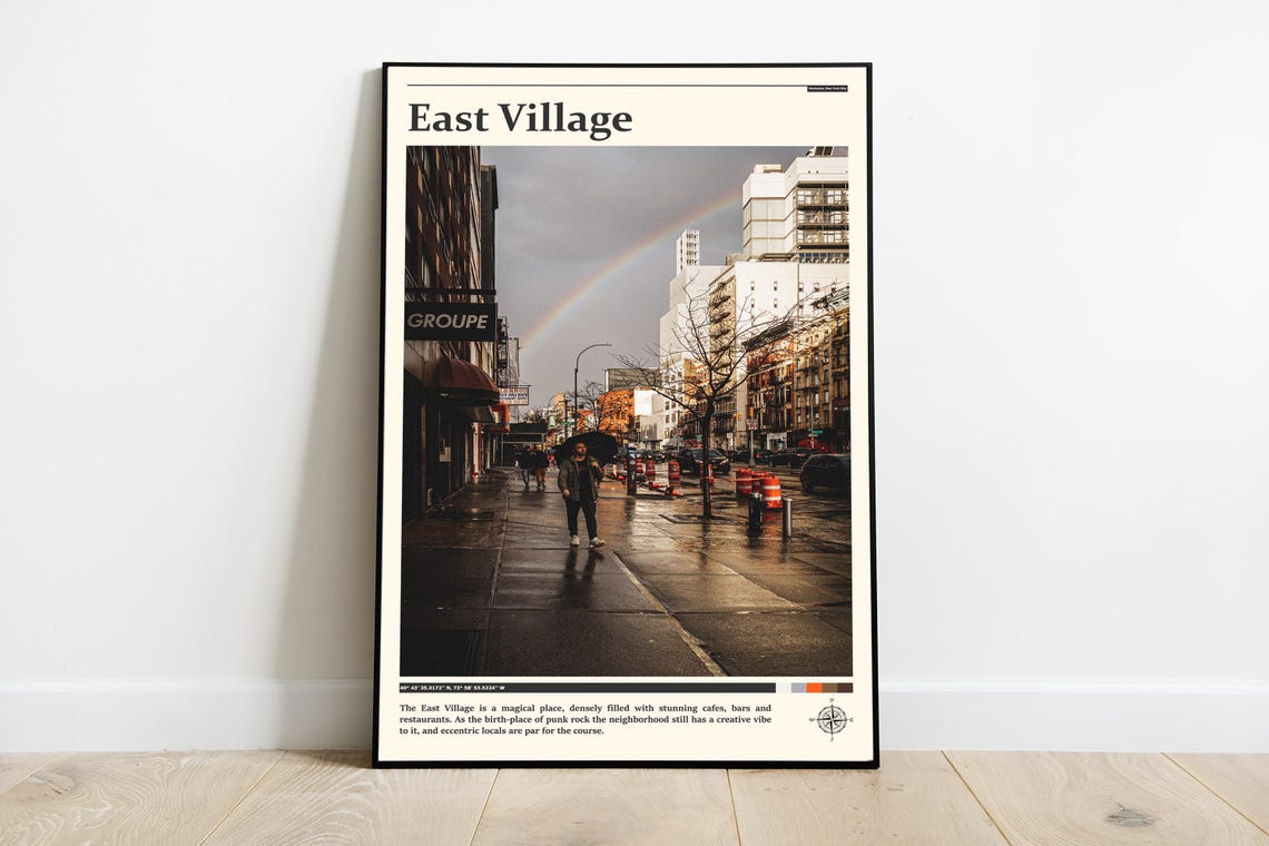 Travel Photography East Village Print East Village Wall Art East Village Poster East Village Photo New York City East Village
