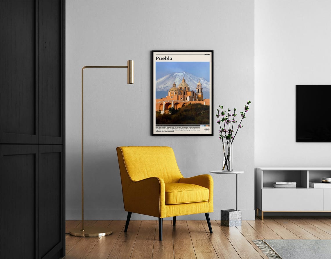 Travel Photography Puebla Print Puebla Wall Art Puebla Poster Puebla Photo Puebla Poster Print Mexico Puebla Wall Decor - Image 2