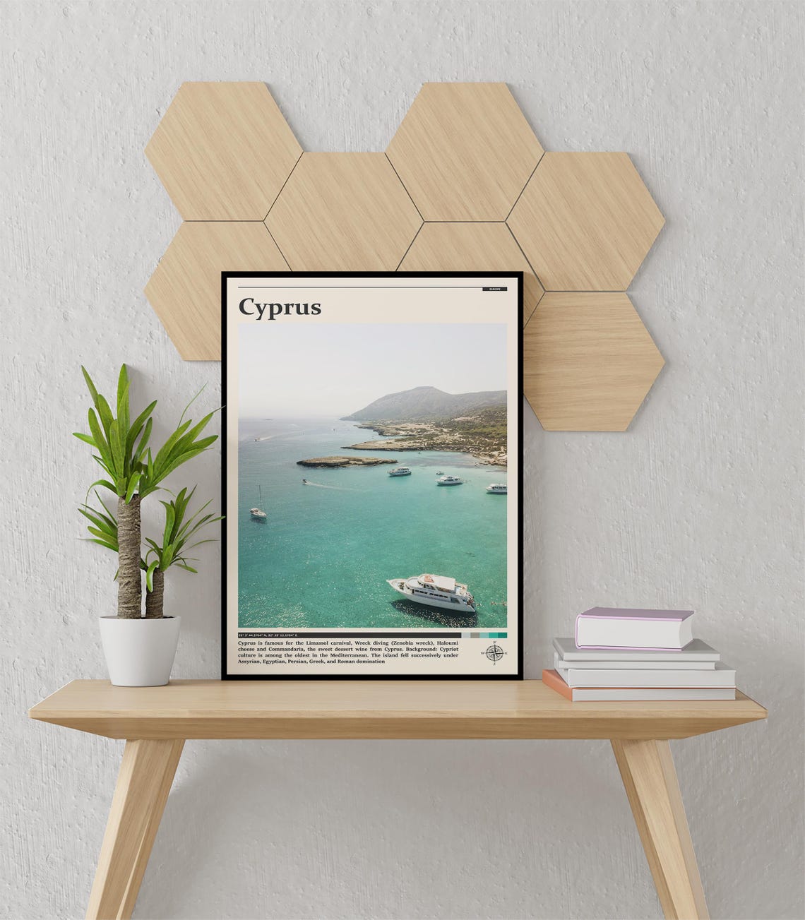 Travel Photography Cyprus Print Cyprus Wall Art Cyprus Poster Cyprus Photo Cyprus Poster Print Europe Cyprus Wall Decor - Image 3