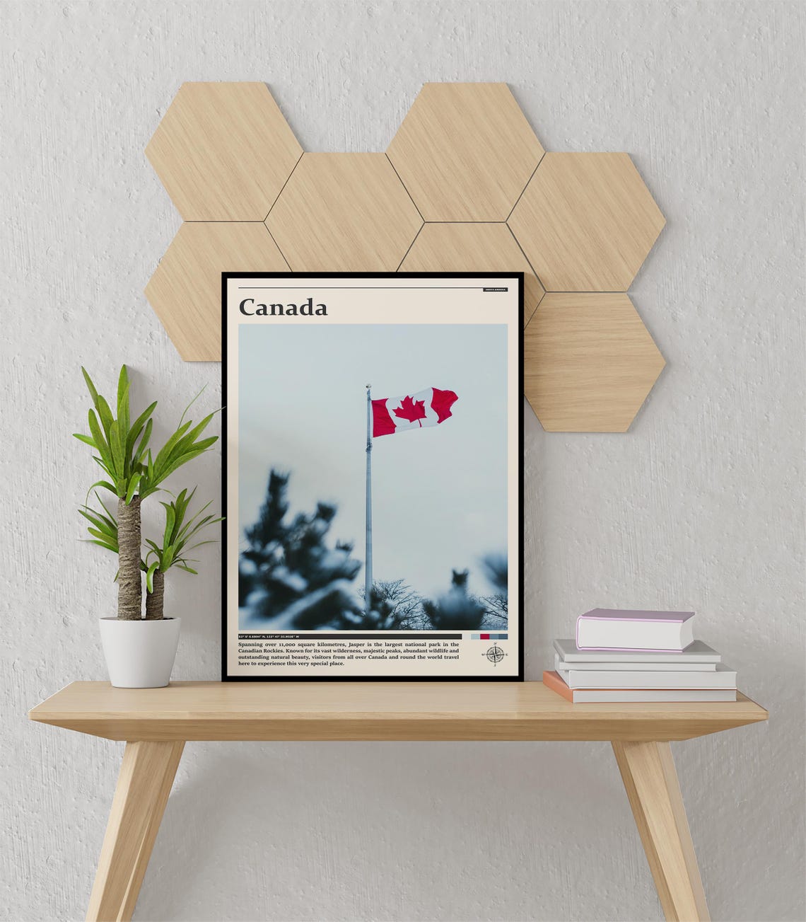 Canada Maple Leaf Flag Flying Outdoor Sky Photography Poster - Image 3