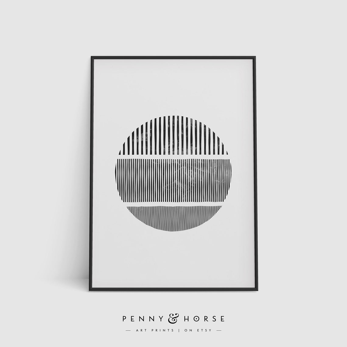 Geometric Monochrome Wall Art Black White Abstract Line Print Muted Home Decor Minimal Scandi Print Modern Art