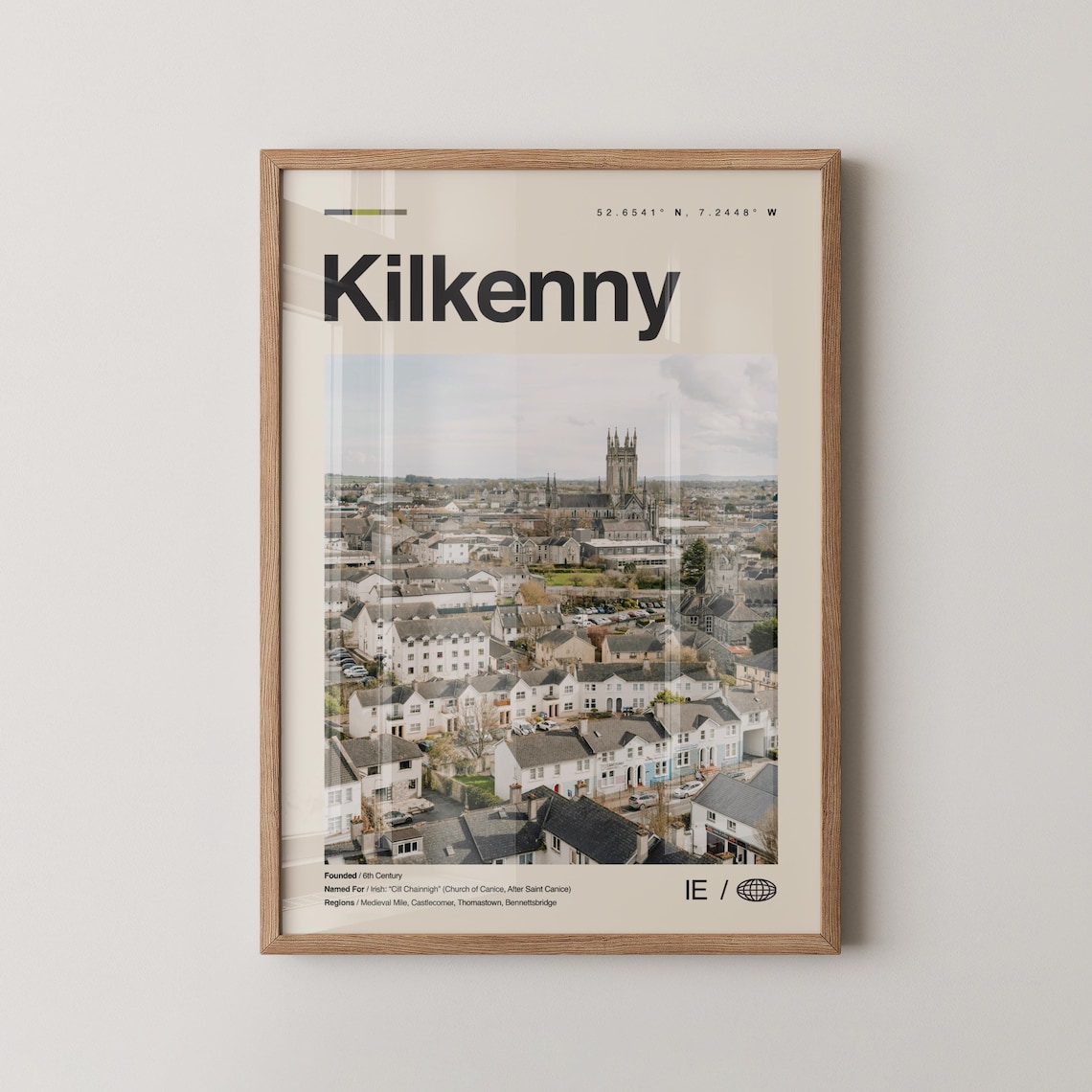 Kilkenny Ireland Medieval City St Canice Cathedral Photo Poster
