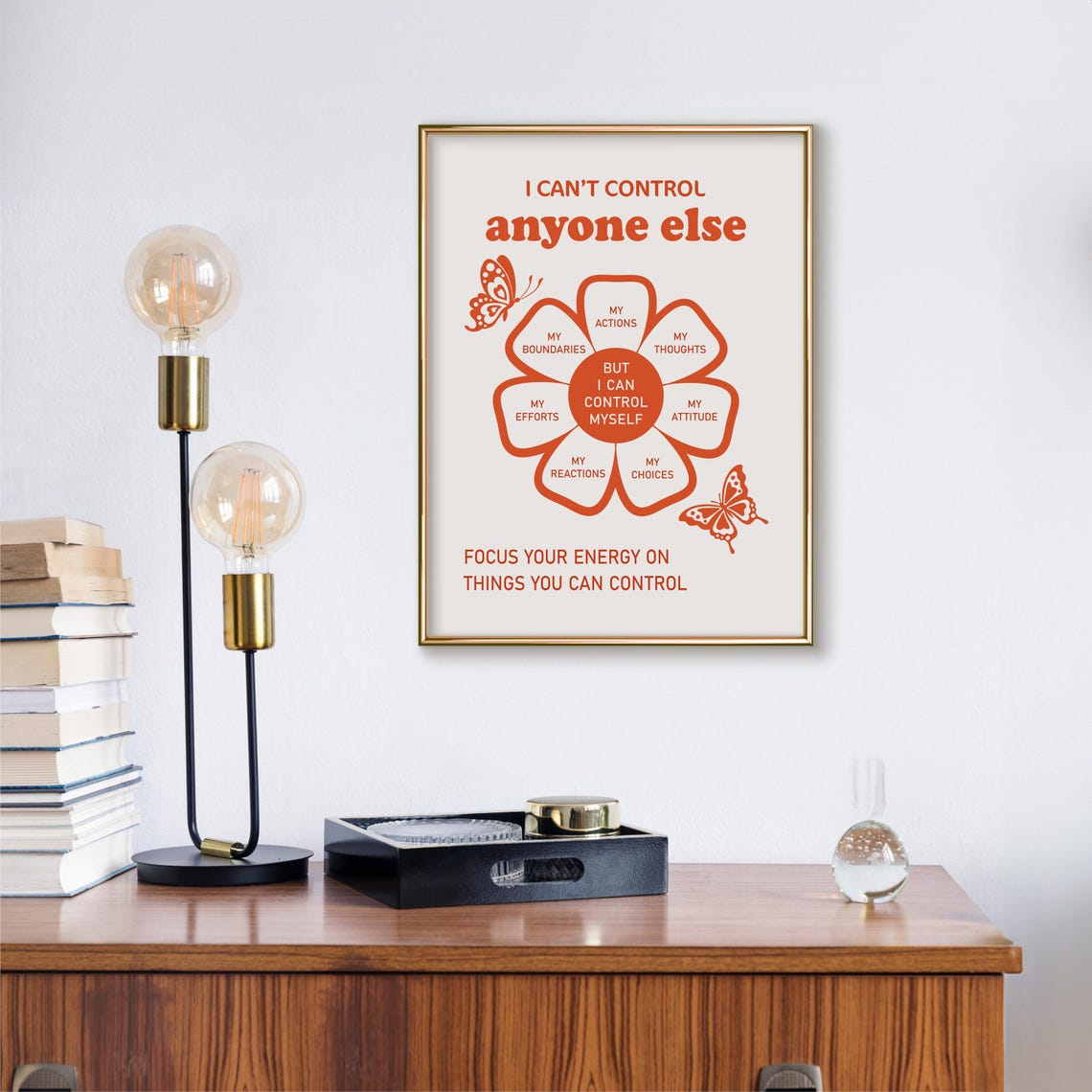 I Can't Control Anyone Else Focus On What You Can Quote Poster