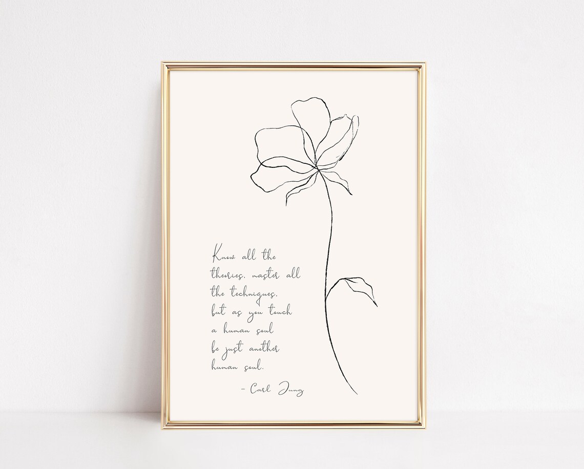 Carl Jung Quote Print, Psychology Therapy Office Decor - Image 3