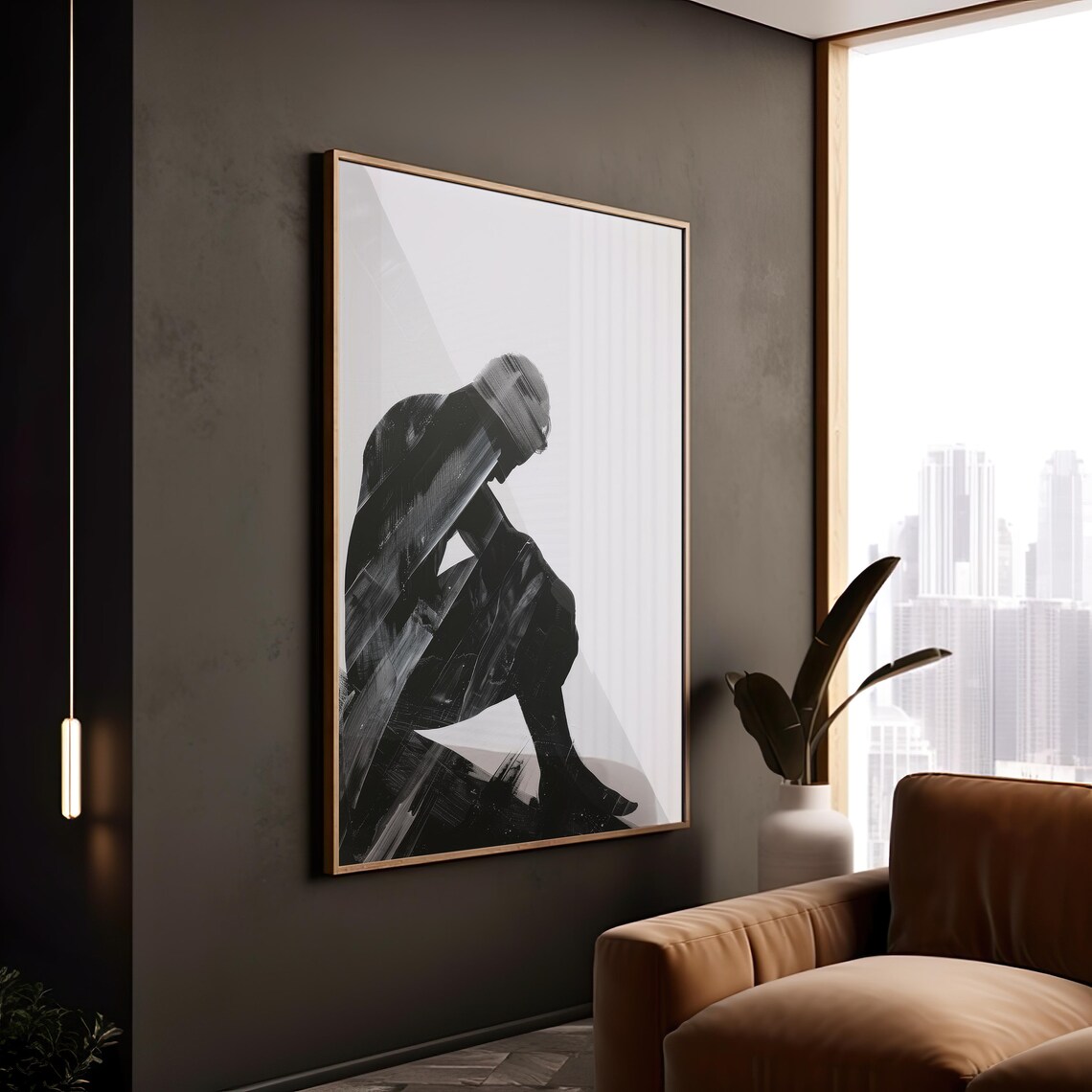Quiet Contemplation - Contemporary Travel Poster