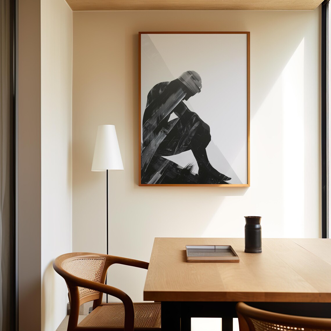 Quiet Contemplation - Contemporary Travel Poster - Image 6