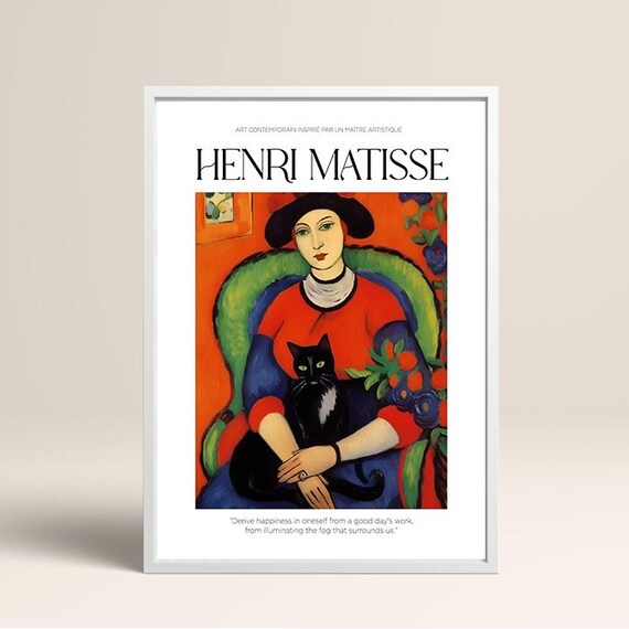 Henri Matisse Wall Art Gallery Wall Art Wall Art Eclectic Gallery Set Maximalist Wall Art Trendy Prints Henri Matisse
