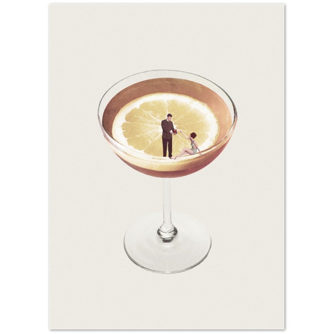 My Drink Needs A Drink Cocktail Art Print - Image 2